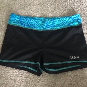 AERO athletic shorts with blue trim